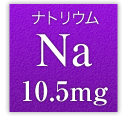 ナトリウム Na 10.5mg