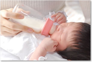 「赤ちゃんのミルク」